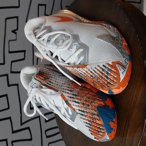 Nike Court Air Zoom Vapor Cage 4 Tennis Shoes White Orange